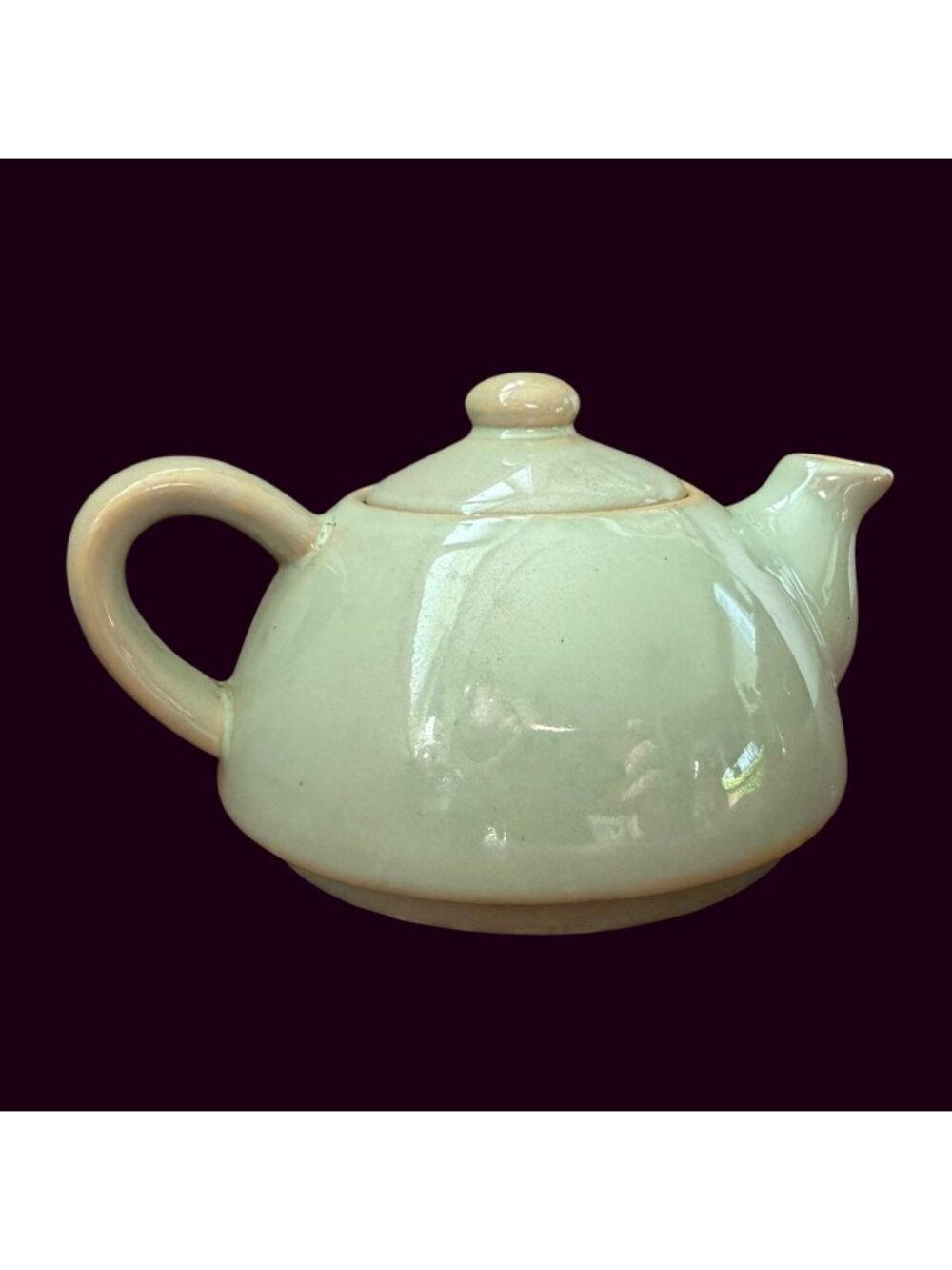 Pier 1 Farmhouse Chic Cottagecore Small Stoneware Teapot